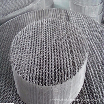 Metal and gauze stainless steel wire structured packing for oil and gas industry